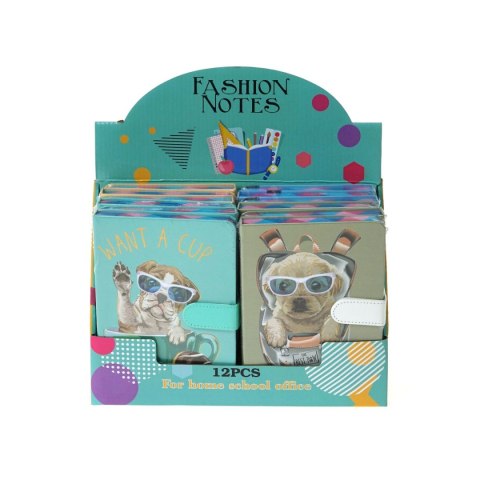 Notes (notatnik) z zapięciem magnetycznym A5 krata [mm:] 190x130 Adar (571686)