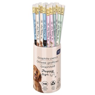 Ołówek PUPPY SIGN HB Interdruk (36szt tuba)