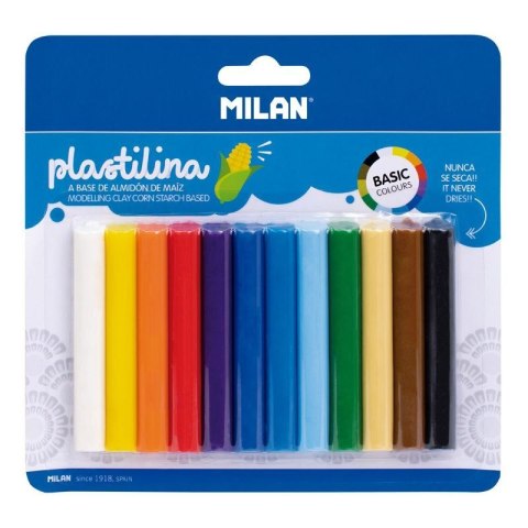 Plastelina 12 kol. mix 11g Milan (914712)