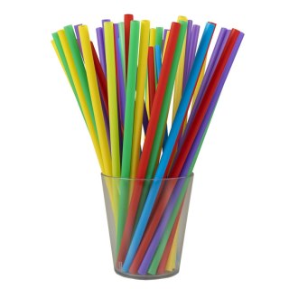 Słomka wielorazowe - proste mix kolorów (20 szt.) 20 szt Arpex (KS1977)