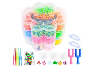 Bransoletka Zestaw Gumek Do Tworzenia Bransoletek DIY 4500 El Lean (20158)