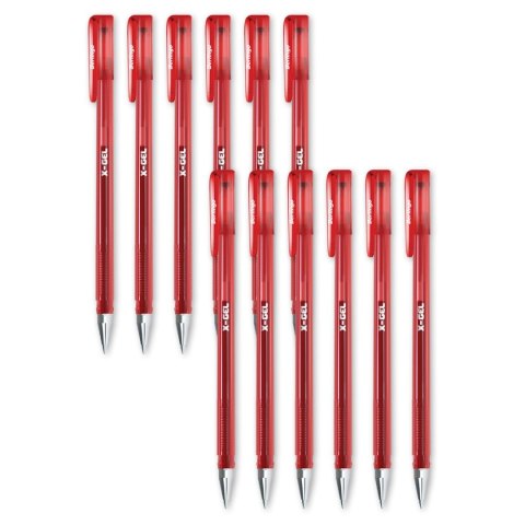 Długopis zelowe wkład czerwone Berlingo (243038)