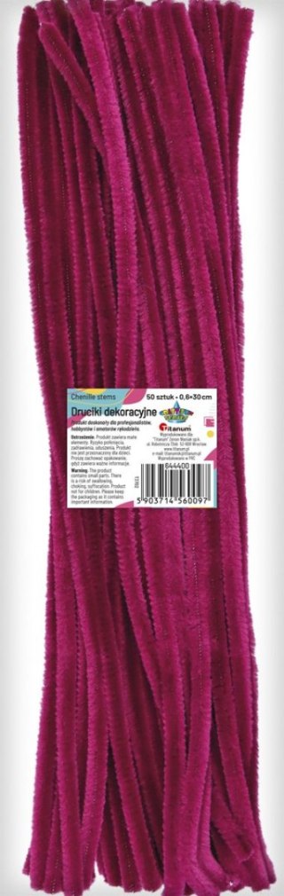 Drucik Craft-Fun Series kreatywny kolor: fuksja 300mm 50 szt Titanum (T3702)