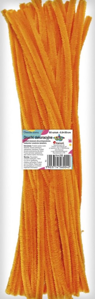 Drucik Craft-Fun Series kreatywny kolor: pomarańczowy jasny 300mm 50 szt Titanum (T16)