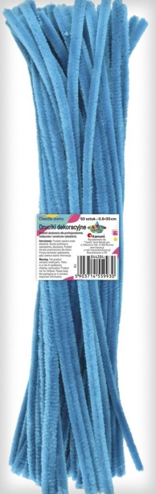 Drucik Craft-Fun Series kreatywny kolor: turkusowy 300mm 50 szt Titanum (T38)