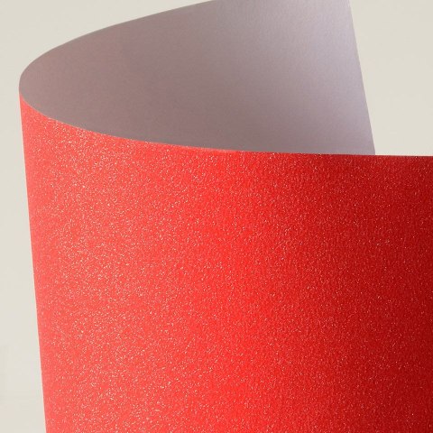 Etykieta samoprzylepna brokatowy A4 czerwony Galeria Papieru (254013)