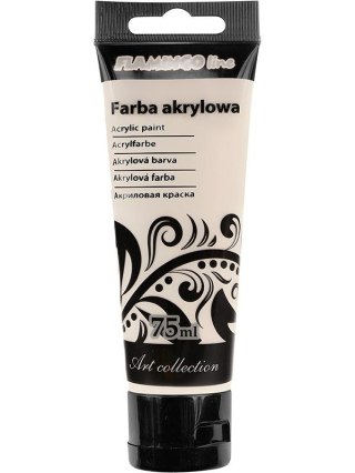 Farba akrylowa perłowy kolor: perłowy biały 75ml Flamingo Line (175)