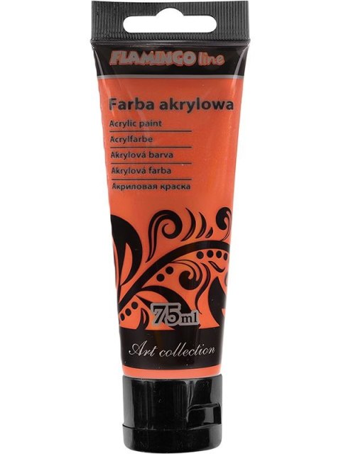 Farba akrylowa perłowy kolor: perłowy miedziany 75ml Flamingo Line (663)