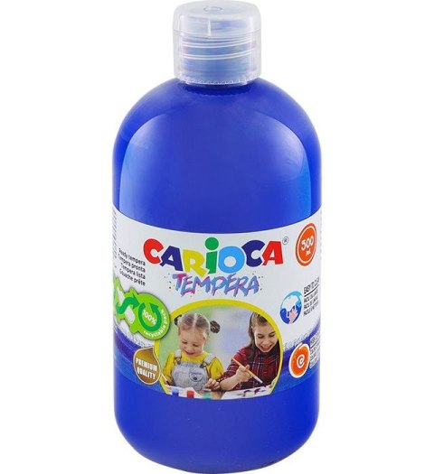 Farba tempera kolor: granatowy 500ml 1 kolor. Carioca (170-2665)