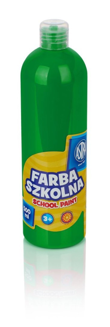 Farby plakatowe kolor: zielony jasny 500ml 1 kolor. Astra
