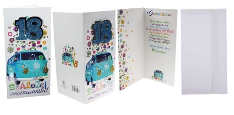 Kartka składana 18-stka DL Agamis (Dl premium)