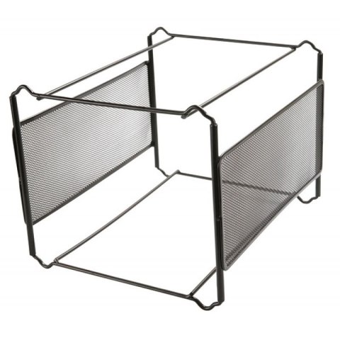 Kartoteka (pojemnik) na teczki wiszące mini archiwum siatka czarny metal [mm:] 335x250x 285 Q-Connect (KF00833)