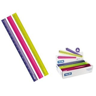 Linijka plastikowa ACID trójkątna 15cm Milan (351260C)