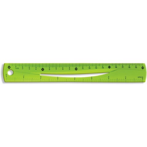 Linijka plastikowa elastyczna 20cm Tetis (BL020-RB)