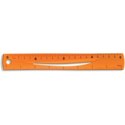 Linijka plastikowa elastyczna 20cm Tetis (BL020-RB)