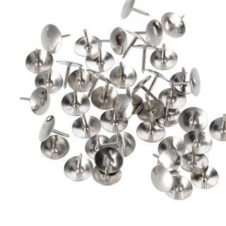 Pinezki kolor: srebrny 50 szt Starpak (559660)