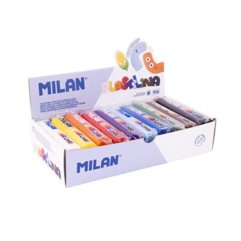 Plastelina 10 kol. mix 150g Milan (91411510B)
