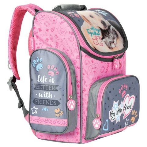 Plecak MLF HELLO II KOT Z PSEM St.Majewski (TORNISTER)