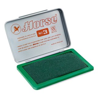 Poduszka do stempli Nr 3 zielony [mm:] 90x57 Horse (140-1029)