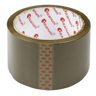 Taśma pakowa 48x50 [mm x yd] brązowa Titanum