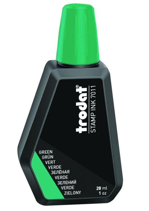Tusz do stempli kolor: zielony 28ml Trodat