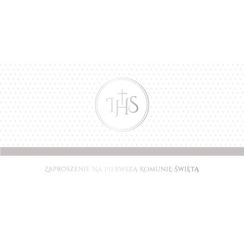 Zaproszenie komunia Tasiemka Ab Card (ZK)