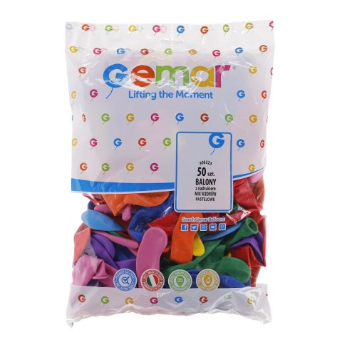 Balon kształty mix 50 szt Godan