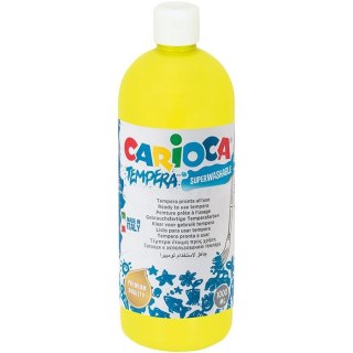 Farba tempera kolor: żółty 1000ml 1 kolor. Carioca (170-1453)