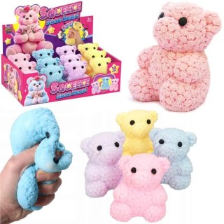 Gniotek miś kwiaty 9cm, mix Trifox (A-1664)