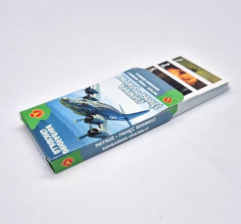 Karty Piotruś Brainrot Bombardiro Crocodillo Alexander 25 sztuk