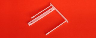 Klipsy do spinania dokumentów zatrzask plastik 50 szt Komi (9077)