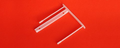 Klipsy do spinania dokumentów zatrzask plastik 50 szt Komi (9077)
