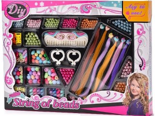 Koraliki dla dziewczynki zestaw koralików do tworzenia biżuterii Adar (525283)
