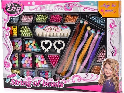 Koraliki dla dziewczynki zestaw koralików do tworzenia biżuterii Adar (525283)