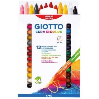 Kredki świecowe Cera Bicolor 24 kol. Giotto (291300)