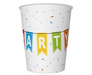 Kubek jednorazowy Kolorowe Party papier 250ml Godan (PM-KPA1)