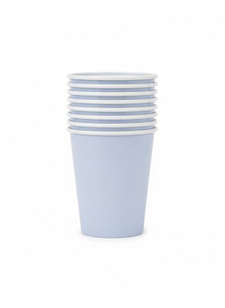 Kubek jednorazowy Monocolor light blue papierowe papier 250ml Paw (PC8000705)