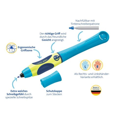 Pióro kulkowe Dla Praworęcznych Griffix neon fresh blue Pelikan (400191571)