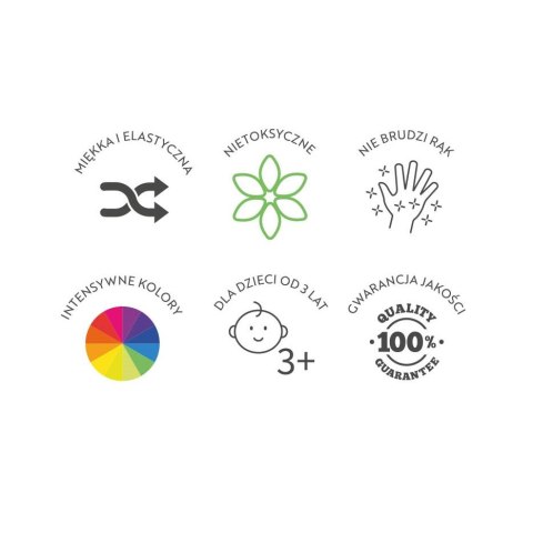 Plastelina 6 kol. mix Oxford (400167089)