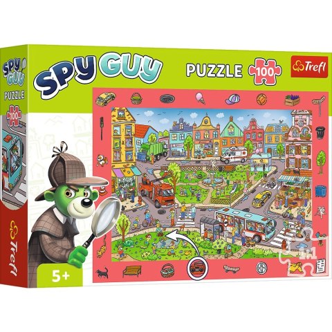 Puzzle Rodzina Treflików Spy Guy - Miasto 100 el. Trefl (15590)