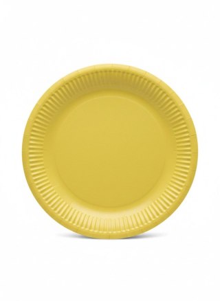 Talerz jednorazowy gold papier śr. 230mm 8 szt Paw (PPL8000709)