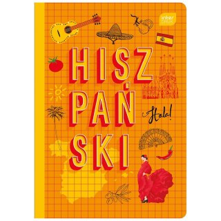 Zeszyt tematyczny HISZPAŃSKI A5 60k. 70g krata Interdruk (ZE60HIS#)