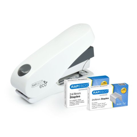 Zszywacz Luna eco biały Rapesco