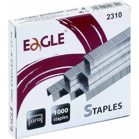 Zszywki 23/10 1000 szt Eagle