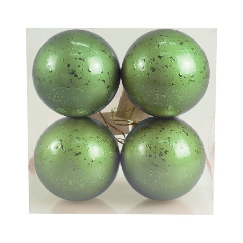 Bombki Zestaw bombek z efektem rosy (4 szt.) - szałwiowy Arpex (BN6446SZA-6132)