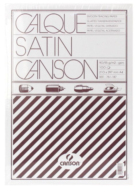 Kalka kreślarska A3 przezroczysty 90g [mm:] 297x420 Canson (200751133)
