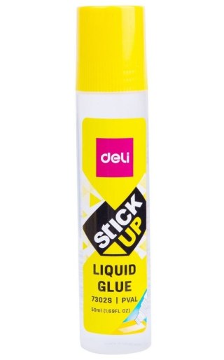 Klej w płynie aplikatorem silikowanym 50ml Deli (E7302S)