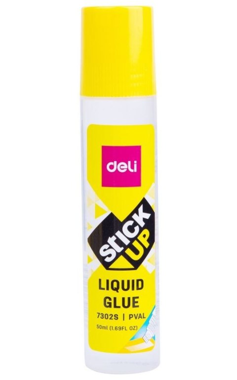 Klej w płynie aplikatorem silikowanym 50ml Deli (E7302S)