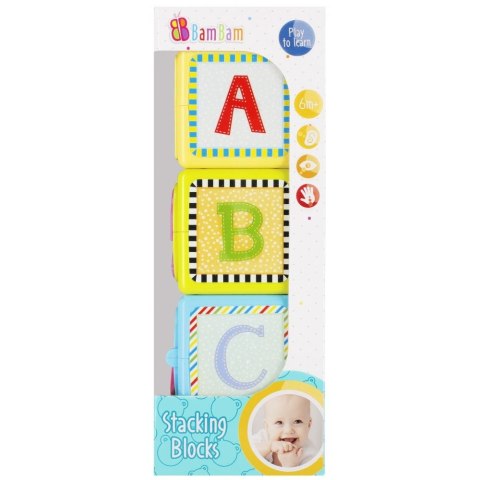 Klocki pozostałe edukacyjne 3 szt. Bam Bam (482510)