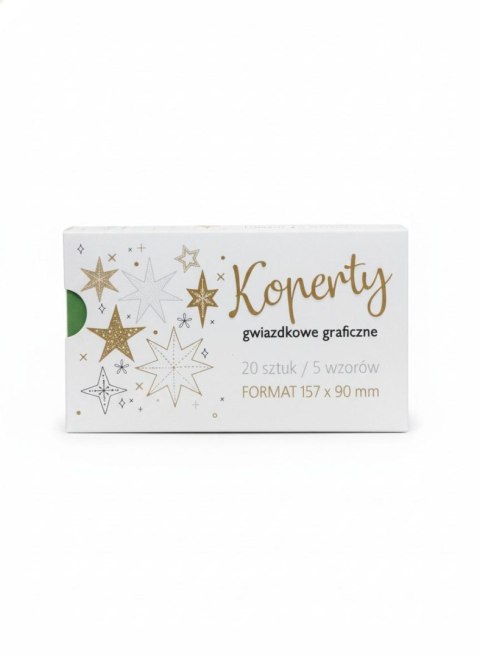 Koperta Prezentowe C6 mix Pol-mak (KP01_GWGR) 20 sztuk